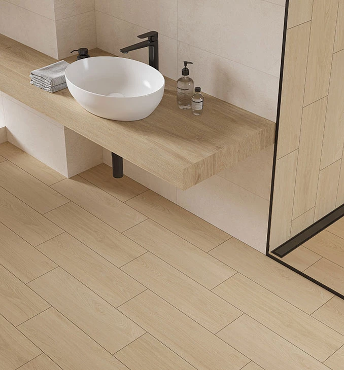 DANCE WOOD cold beige matt 18.5x59.8