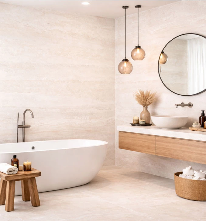 LIV TRAVERTINO CLASSICO cream matt 59.8x119.8 rett A2