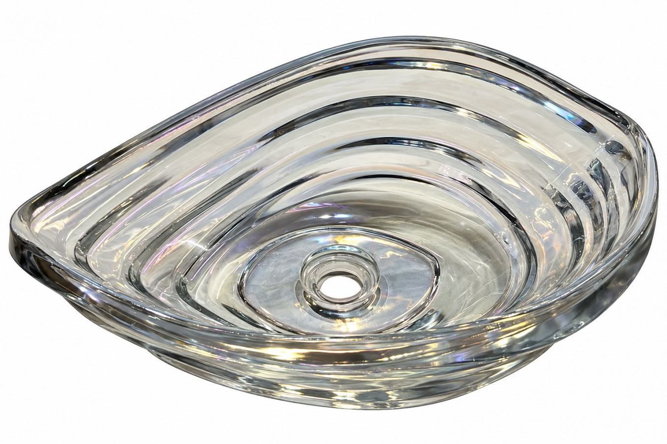 Stakleni lavabo COPEN nadgradni 500x360x160 transparent