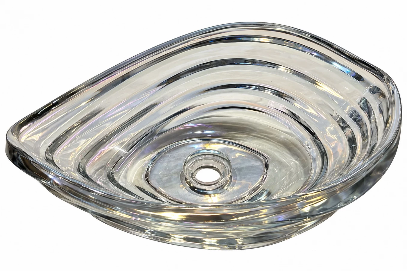 Stakleni lavabo COPEN nadgradni 500x360x160 transparent