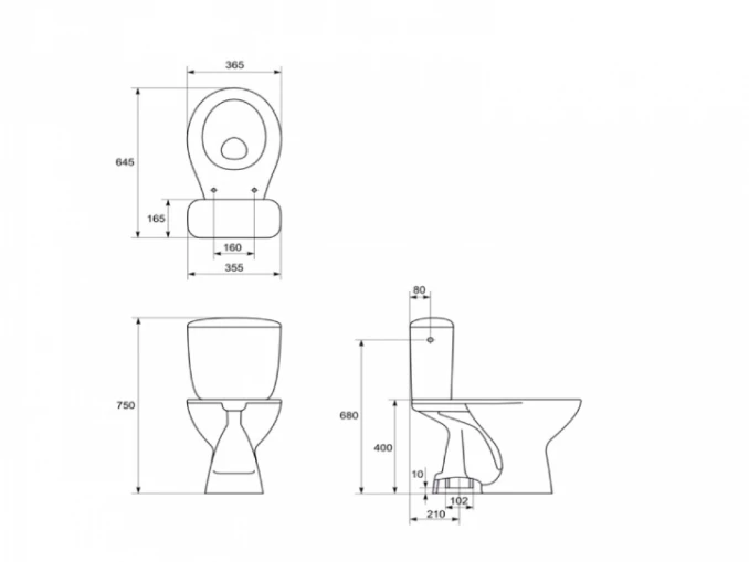 Monoblok CERSANIT MITO SOLARI 020 simplon sa PP wc daskom