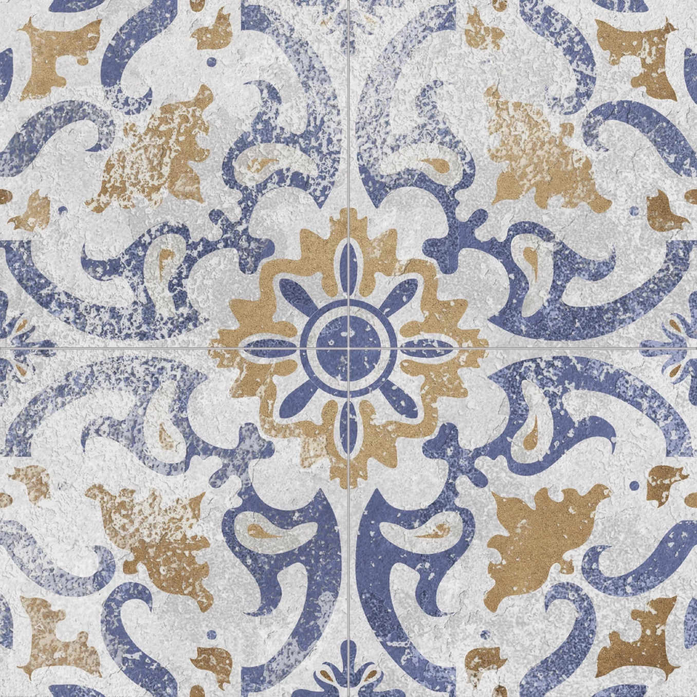 DONEGAL blue matt 45x45 QA01 3F
