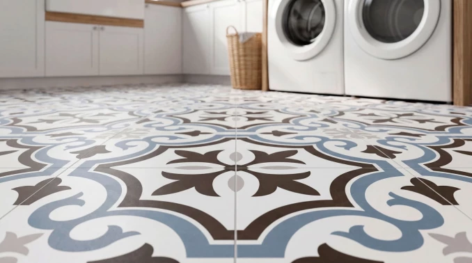 DUBLIN blue matt 45x45 QA02 2F