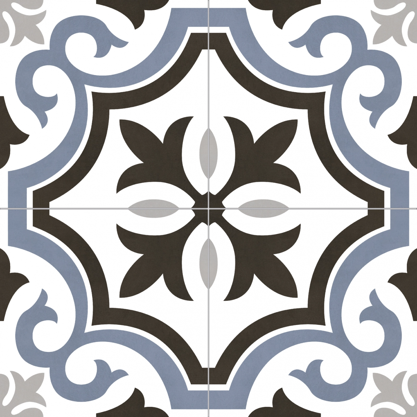 DUBLIN blue matt 45x45 QA02 2F