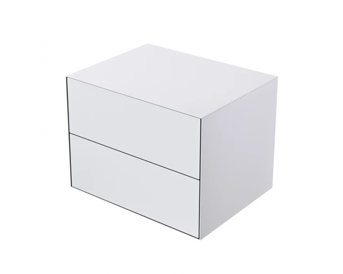 Toaletni ormarić COPEN ARCTIC 600x460x450mm matt white sa stone gornjom pločom