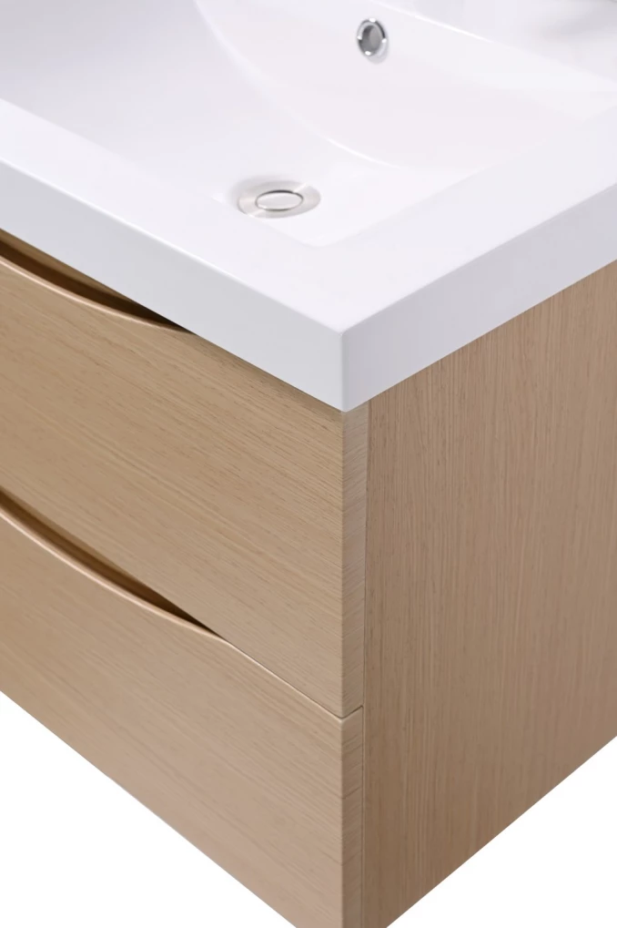 Toaletni ormarić COPEN HAM sa resin lavaboom 600x460x500mm natural wood