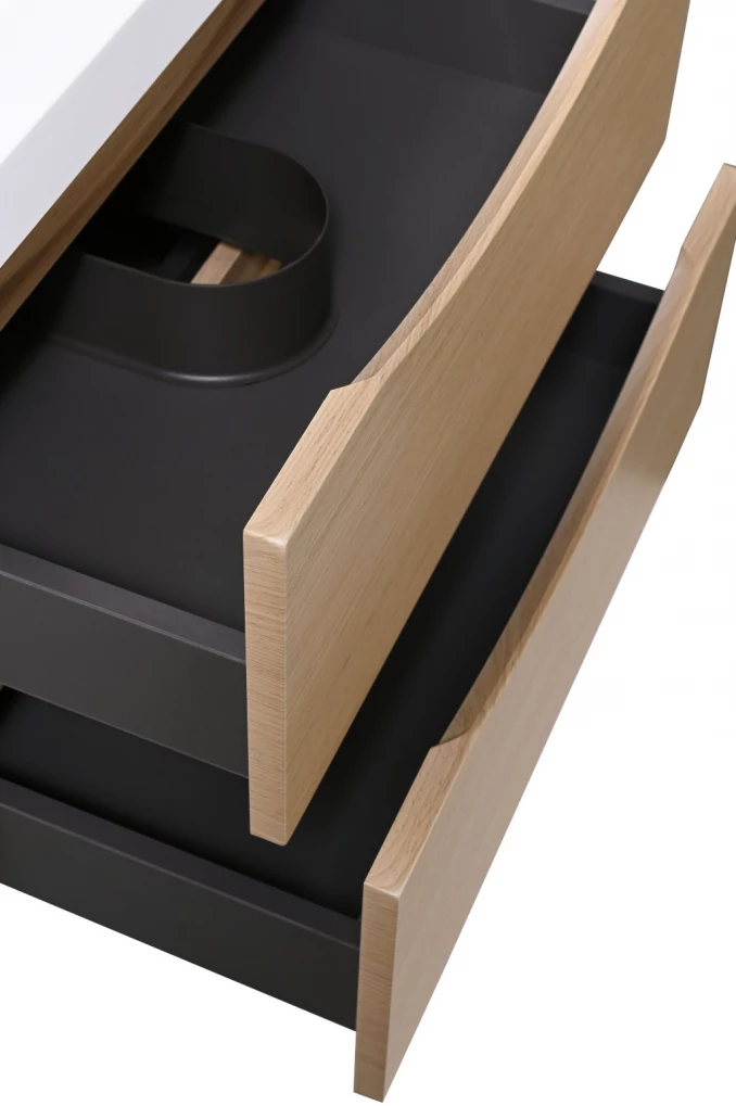Toaletni ormarić COPEN HAM sa resin lavaboom 600x460x500mm natural wood