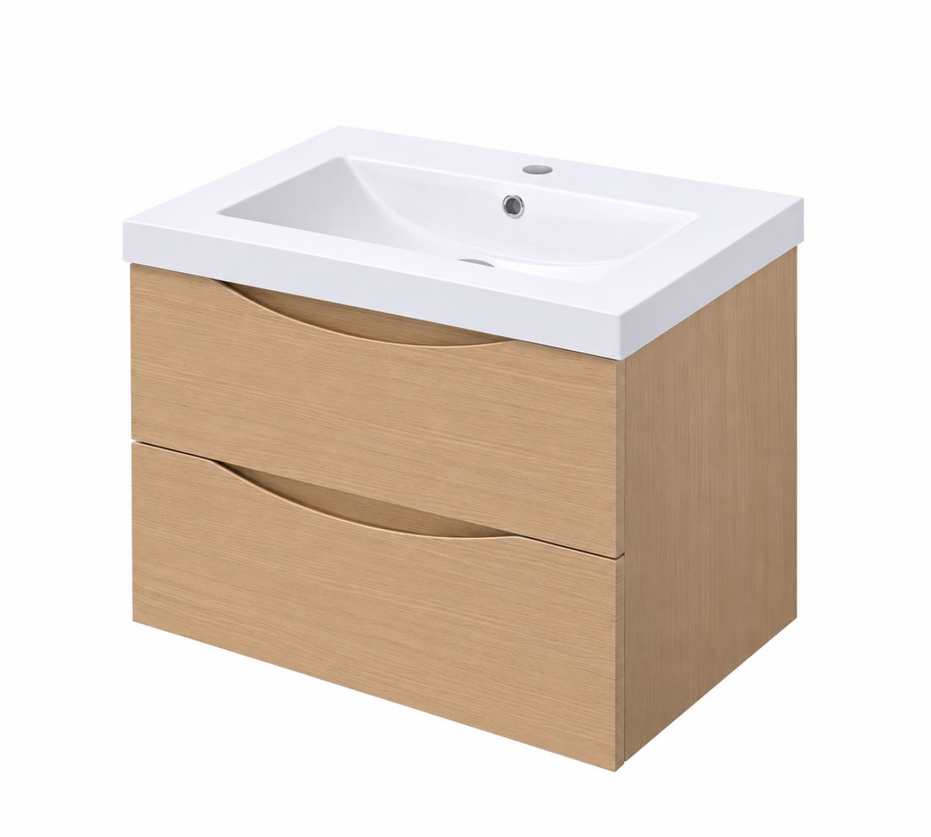 Toaletni ormarić COPEN HAM sa resin lavaboom 600x460x500mm natural wood