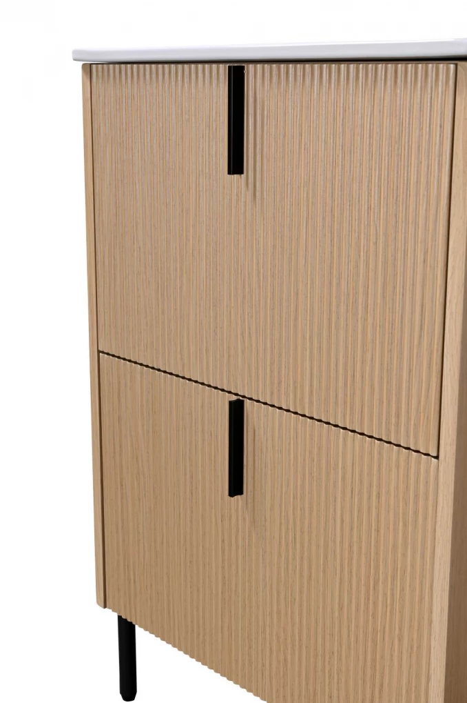 Toaletni ormarić COPEN ODETTE sa keramičkim lavaboom 600x460x880mm natural wood