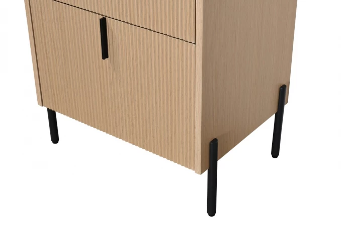 Toaletni ormarić COPEN ODETTE sa keramičkim lavaboom 600x460x880mm natural wood