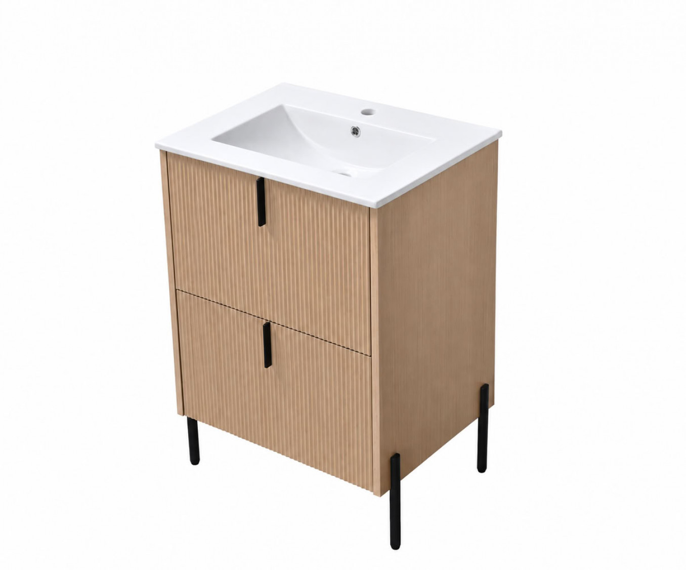 Toaletni ormarić COPEN ODETTE sa keramičkim lavaboom 600x460x880mm natural wood