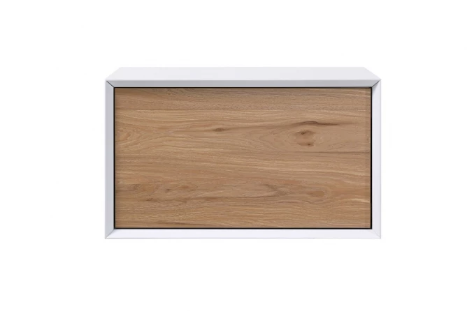 Toaletni ormarić COPEN KELLY 600x460x350mm natural wood/matt white