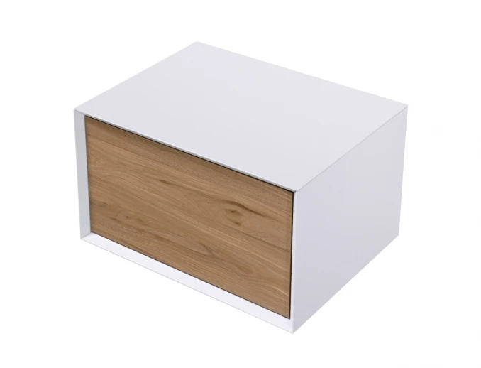 Toaletni ormarić COPEN KELLY 600x460x350mm natural wood/matt white