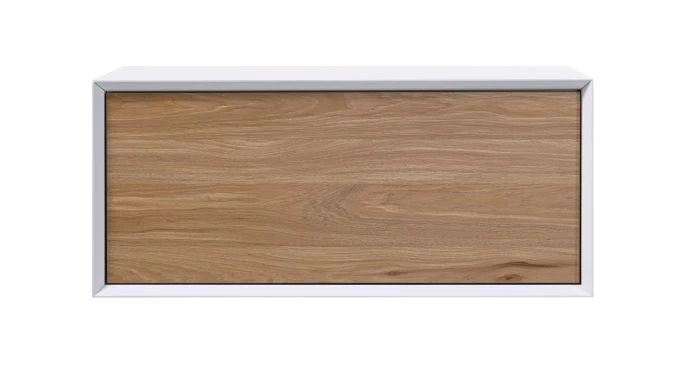 Toaletni ormarić COPEN KELLY 800x460x350mm natural wood-matt white