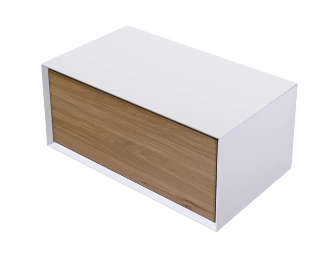 Toaletni ormarić COPEN KELLY 800x460x350mm natural wood-matt white