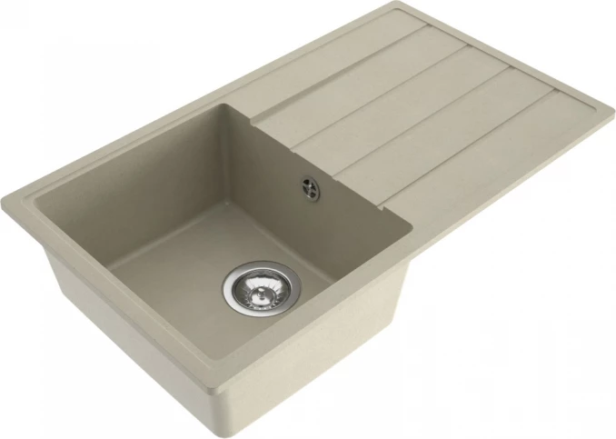 Granitna sudopera MILO METRO 76x44 Cappuccino sa sifonom