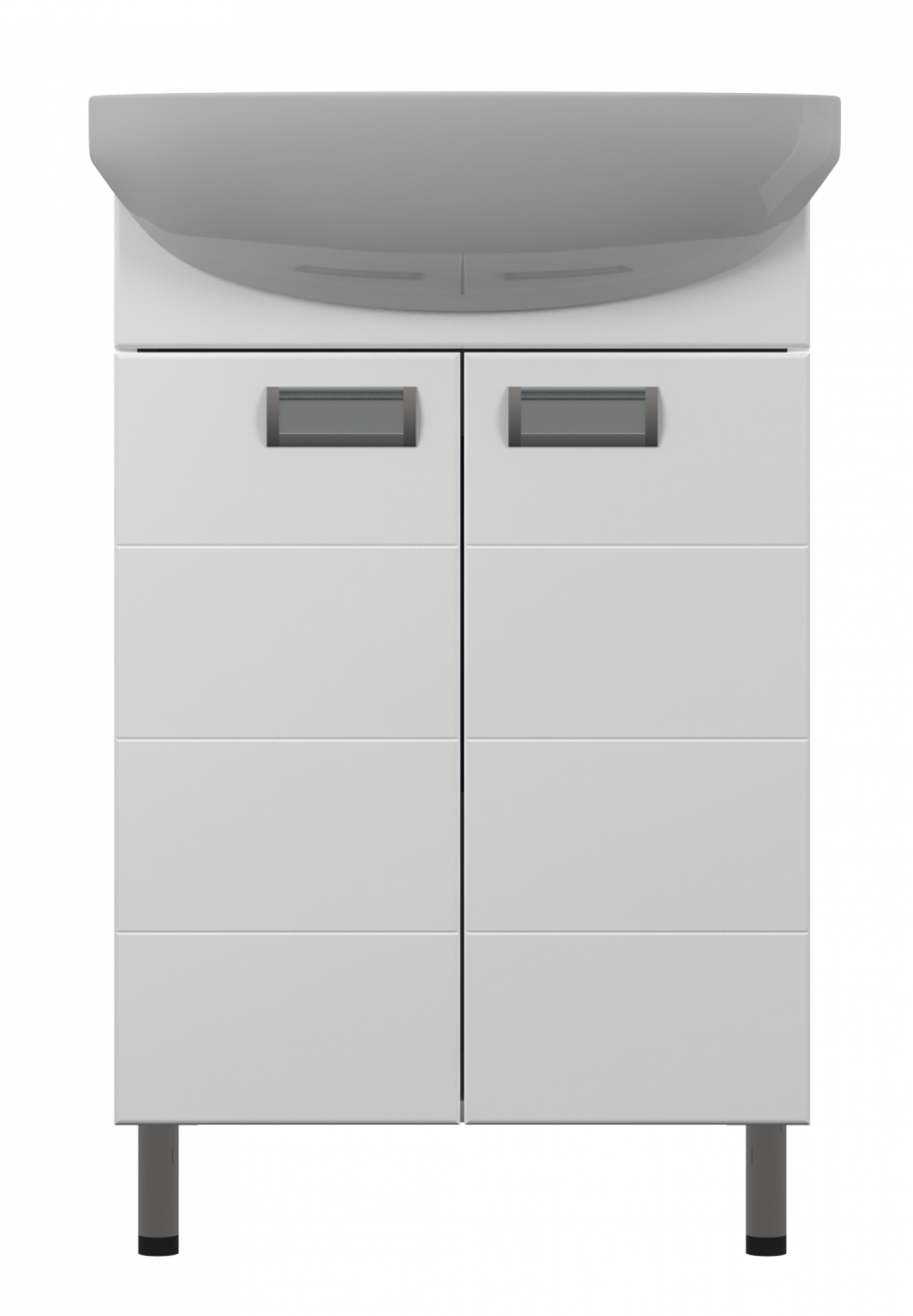 LINE Toaletni ormarić 55 sa lavaboom sa soft close šarkama