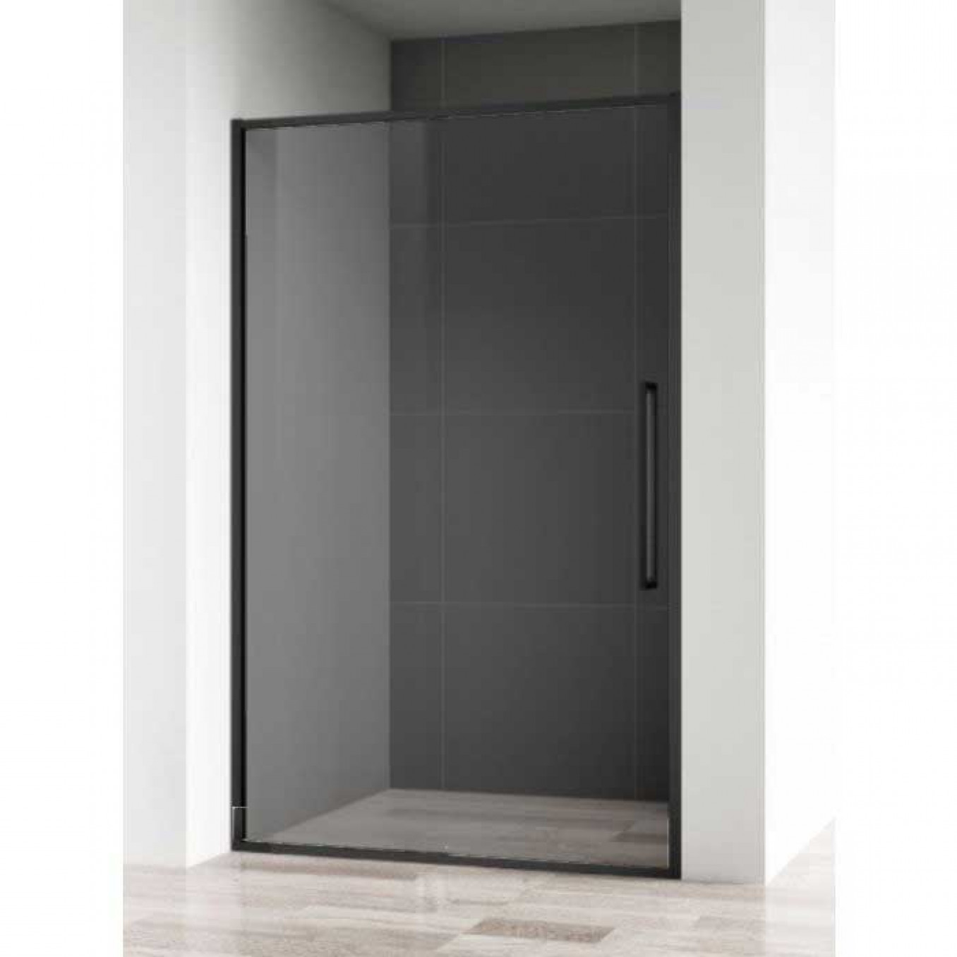 Stakleni paravan COPEN ABSOLUT BLACK 80x200cm dark staklo 6mm pivot
