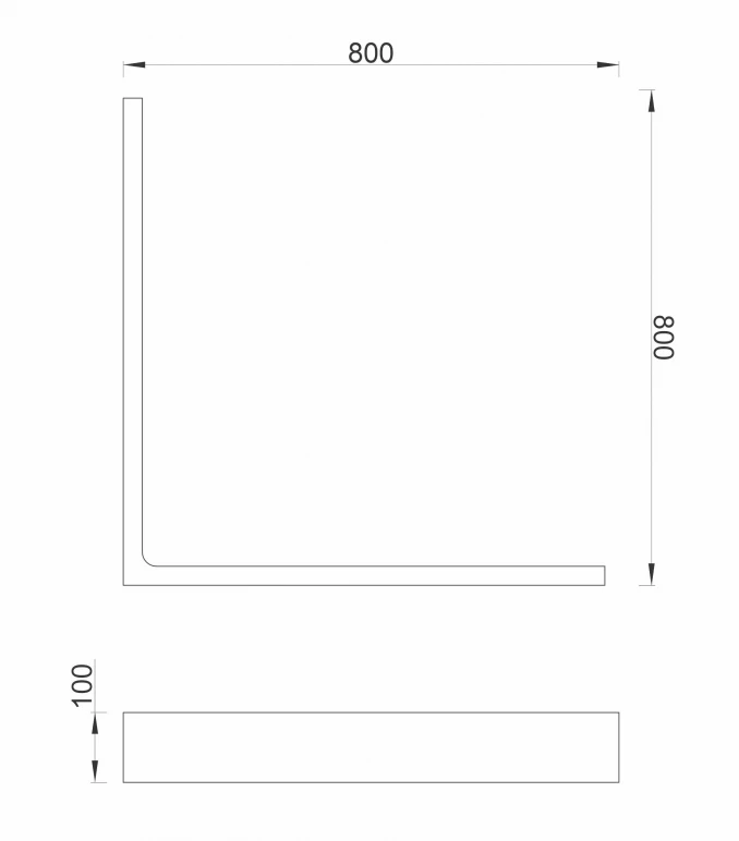 Oplata COPEN SOLILUX za kadicu  i 9 nogica set. Za kadice 800x800