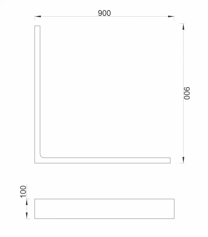 Oplata COPEN SOLILUX za kadicu  i 9 nogica set. Za kadice 900x900