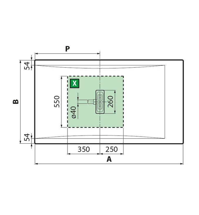 Tuš kada NOVELLINI CUSTOM 160x80 h3.5 CU160804-30